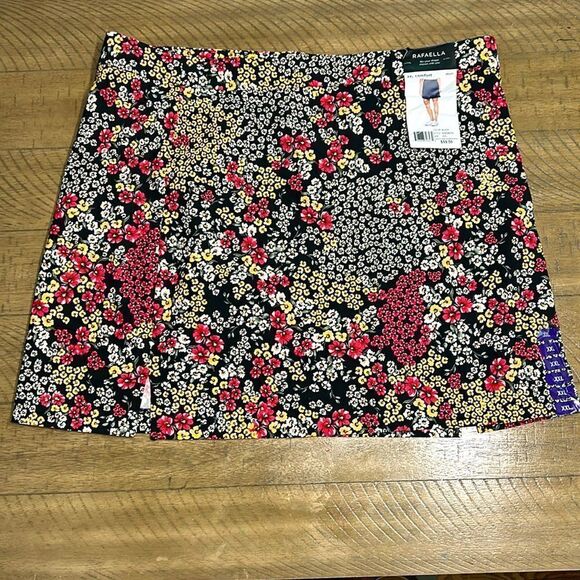 NWT Rafaella floral skirt size XXL - Picture 1 of 11